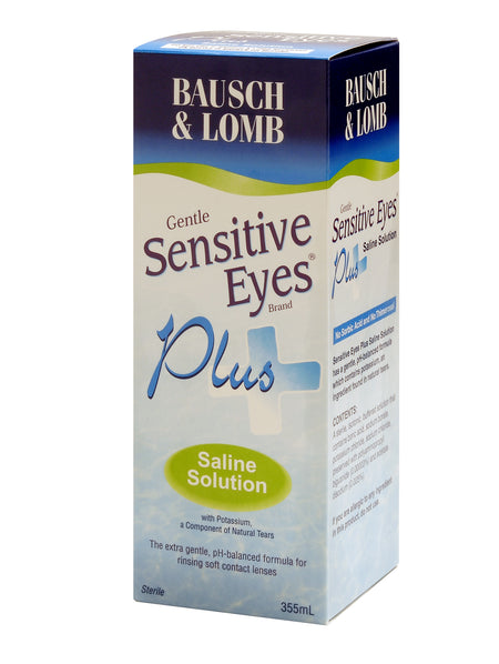 Sensitive Eyes Plus Saline 335ml (Bundle of 2)
